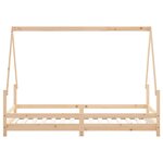 vidaXL Cadre de lit pour enfant 90x190 cm Bois de pin massif
