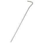 vidaXL Piquets de tente 25 Pièces 23 cm Ø5 mm acier galvanisé