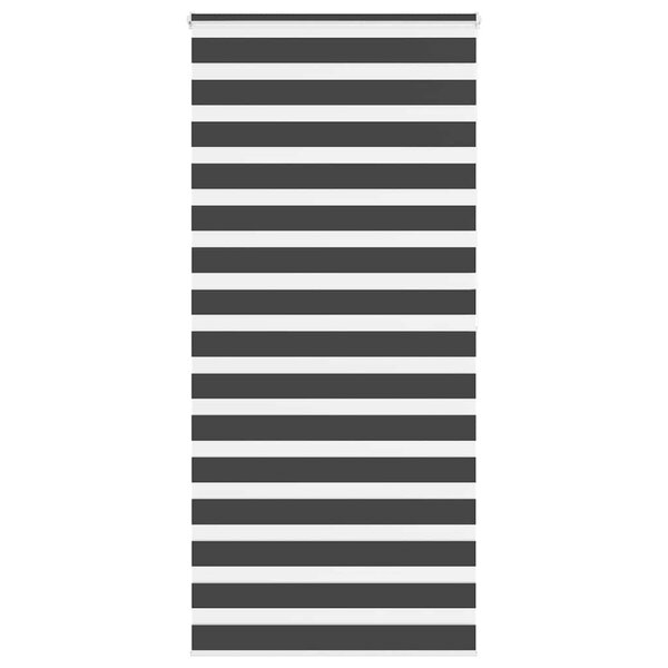 vidaXL Store zèbre noir 110x200 cm largeur du tissu 105 9 cm polyester