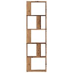 vidaXL Bibliothèque vieux bois 45x24x159 cm bois d'ingénierie