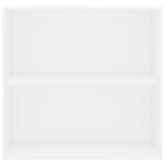 vidaXL Bibliothèque blanc 80x30x76 5 cm bois d'ingénierie