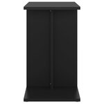 vidaXL Table d'appoint Noir 50x30x50 cm Bois d’ingénierie