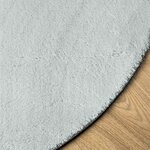 vidaXL Tapis de surface HUARTE Gris 140 x 200 cm Polyester