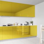 vidaXL Film autoadhésif pour meubles Doré brillant 500x90 cm PVC