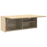 vidaXL Armoire murale de bain chêne sonoma 80x25x30 cm bois ingénierie