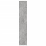 vidaXL Cloison de séparation gris béton bois d'ingénierie