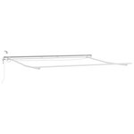 vidaXL Auvent rétractable automatique avec LED anthracite et blanc