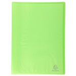 Protège-documents En Polypropylène Semi Rigide Chromaline 80 Vues - A4 - Vert - X 12 - Exacompta