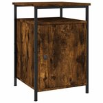 vidaXL Tables de chevet 2 Pièces chêne fumé 40x42x60 cm bois d'ingénierie