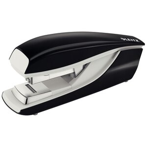 Agrafeuse NeXXt solide dotée de la technologie Flat Clinch, capacité 40 feuilles, compatible avec les agrafes 24/6, 24/8 et 26/6, bleue