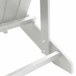 vidaXL Mobilier de jardin lounge 3 Pièces Blanc 38 x 38 x 46 cm