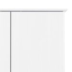vidaXL Garde-robe ALTA blanc 90x55x170 cm bois massif de pin