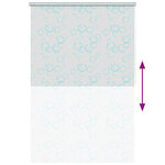 vidaXL Store roulant de douche 140x240 cm Bulle