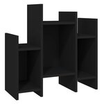 vidaXL Armoire latérale Noir 60x26x60 cm Aggloméré