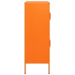 vidaXL Armoire de rangement Orange 80x35x101 5 cm Acier