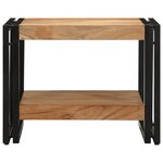 vidaXL Table basse 50x50x38 cm bois massif acacia