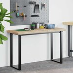 vidaXL Dessus de bureau non traité 120x60x4 cm bois d'acacia massif