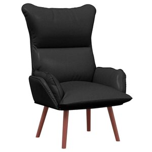 vidaXL fauteuil Noir 69 x 74 x 93 cm Cuir artificiel
