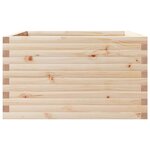 vidaXL Jardinière 80x80x46 cm bois de pin massif