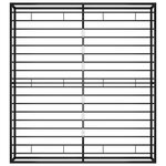vidaXL Cadre de lit sans matelas noir métal 140x200 cm