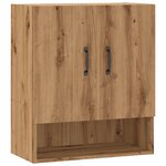vidaXL Armoire murale chêne artisanal 60x31x70 cm bois d'ingénierie