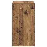 vidaXL Bureau d'écriture rustique Bois ancien Bois d'ingénierie