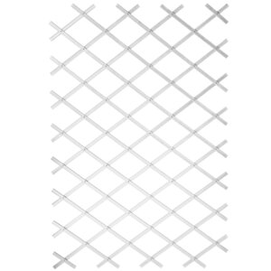 Nature Palissade de jardin 50 x 150 cm PVC Blanc