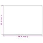 vidaXL Tapis d'extérieur Rose 300 x 400 cm PP