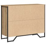 vidaXL Buffet Artisan en chêne 97x32 5x74 5 cm Bois d'ingénierie
