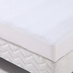 Alese forme housse imperméable éponge 100  coton - 120 x 190 cm - Blanc