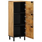 vidaXL Buffet marron 40x33x110 cm bois de manguier massif