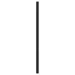 vidaXL Tête de lit métal noir 200 cm