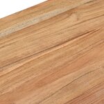 vidaXL Table console 110x30x76 cm bois massif d'acacia