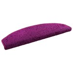vidaXL Tapis d'escalier auto-adhésifs 15 pc 80 x 24 5 x 3 5 cm Violet