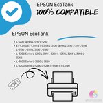 Pack compatible avec EPSON 105/106 ECOTANK  4 bouteilles d'encre
