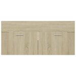 vidaXL Armoire d'évier Chêne sonoma 100x38 5x46 cm Bois d’ingénierie