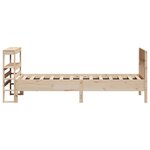 vidaXL Cadre de lit sans matelas 90x200 cm bois de pin massif