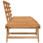 vidaXL Banc de jardin 2-en-1 190 cm Bois solide d'acacia
