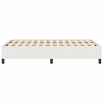 vidaXL Cadre de lit Crème 120 x 190 cm Tissu en velours côtelé