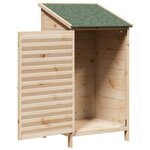 vidaXL Abri de jardin Naturel 59 x 56 x 113 5 cm Bois de Sapin Massif
