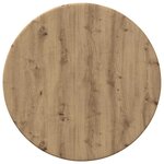 vidaXL Plateau de table chêne artisanal 30 x 30 x 1.5 cm