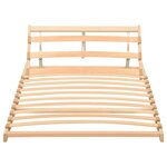 vidaXL Sommier à lattes sans matelas tête de lit réglable 80x200 cm