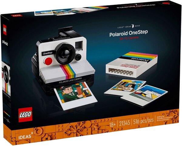 LEGO Ideas - Réplique de l'Appareil Photo Polaroid OneStep SX-70 (21345) pour Adultes