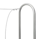 vidaXL Portant de bois de chauffage 300x25x150 cm acier galvanisé