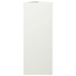 vidaXL Jardinières 2 Pièces blanc triangulaire 30x26x75 cm acier
