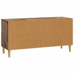 vidaXL Meuble TV 102 x 34 5 x 50 cm Bois ancien Bois d'ingénierie