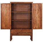 vidaXL Garde-robe 100 x 50 x 175 cm bois d'acacia massif