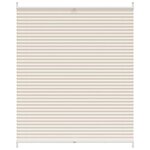 vidaXL Store plissé 100x150 cm Crème