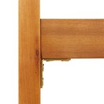 vidaXL Chaises de jardin 4 pièces 50x53x80 cm Bois massif Acacia