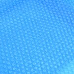 vidaXL Film solaire de piscine ronde PE 381 cm Bleu